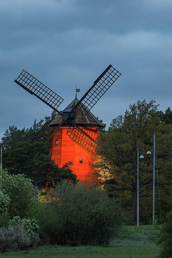 Stockholm windmill Photograph by Alexander Farnsworth