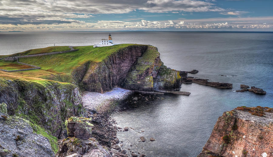 Stoer Head Lighthouse 1870 Far North West Highland Scotland Photograph by OBT Imaging