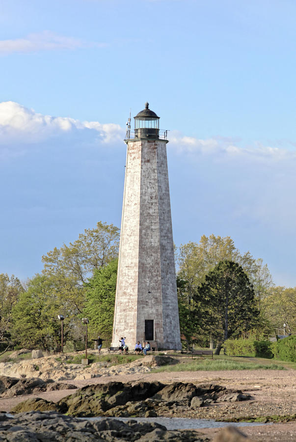 Stoic Five Mile Point Lighthouse Closeup Photograph by Doolittle Photography and Art