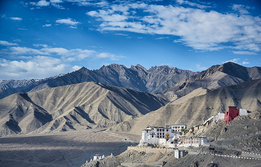 Stok Monastery near Leh, Ladakh, India Photograph by Guenterguni