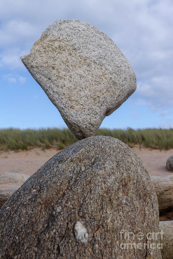 Stone Balancing On Stone Photograph