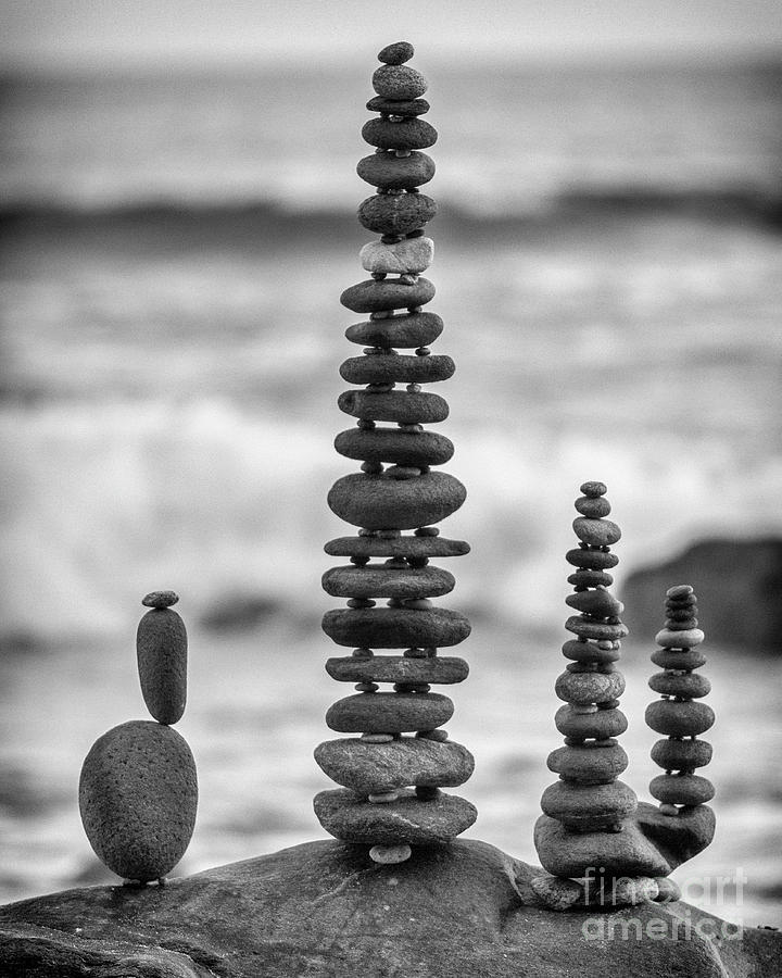 Stone Balancing Photograph by Tyler Rooke