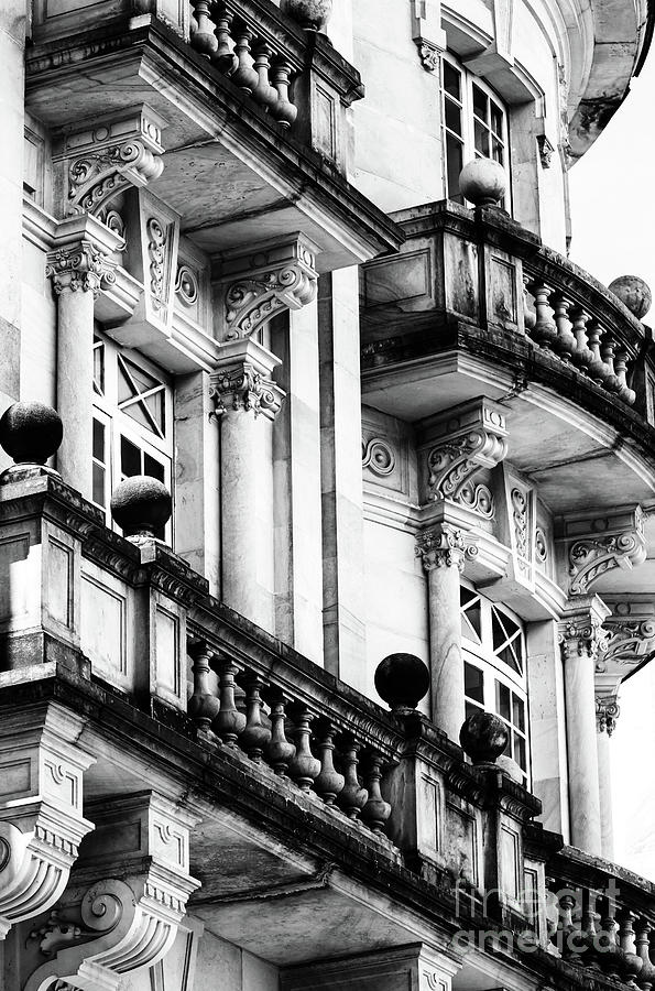 Stone Balcony in Bogota Photograph by John Rizzuto