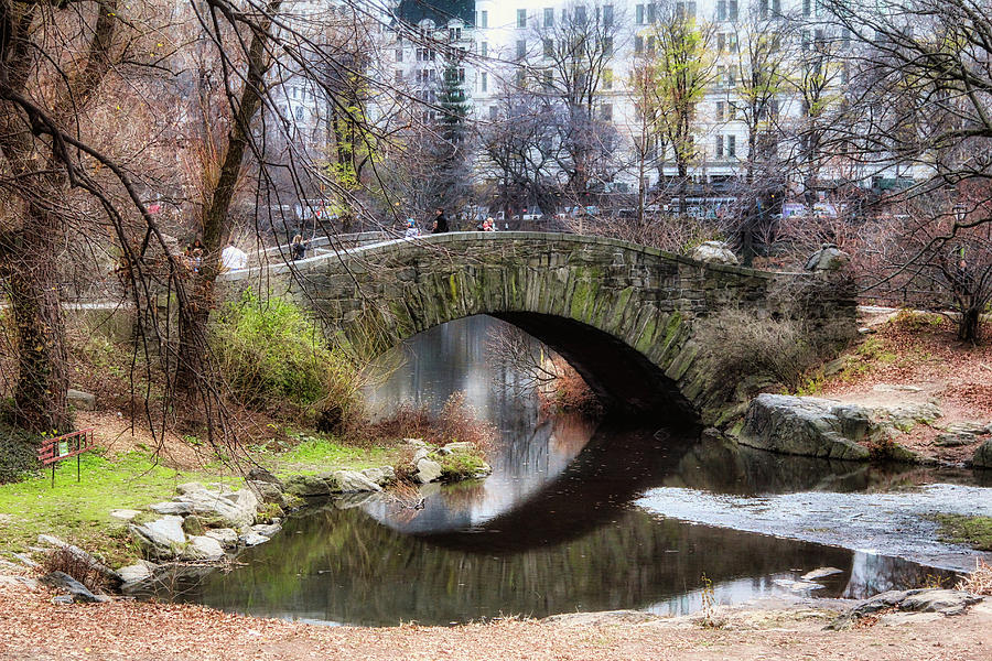 Stone Bridge Central Park New York  Photograph by Chuck Kuhn