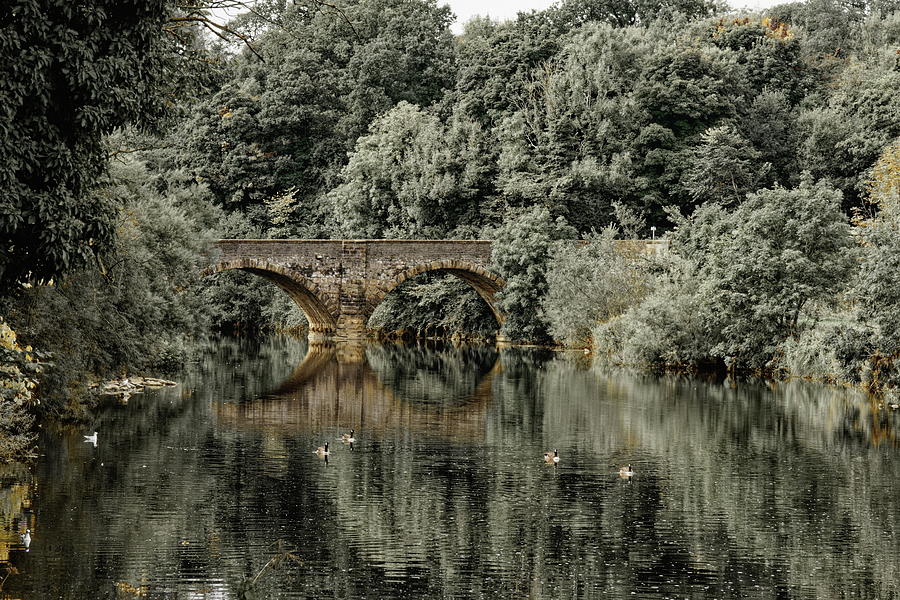 Stone Bridge Crossing Photograph by Jeff Townsend