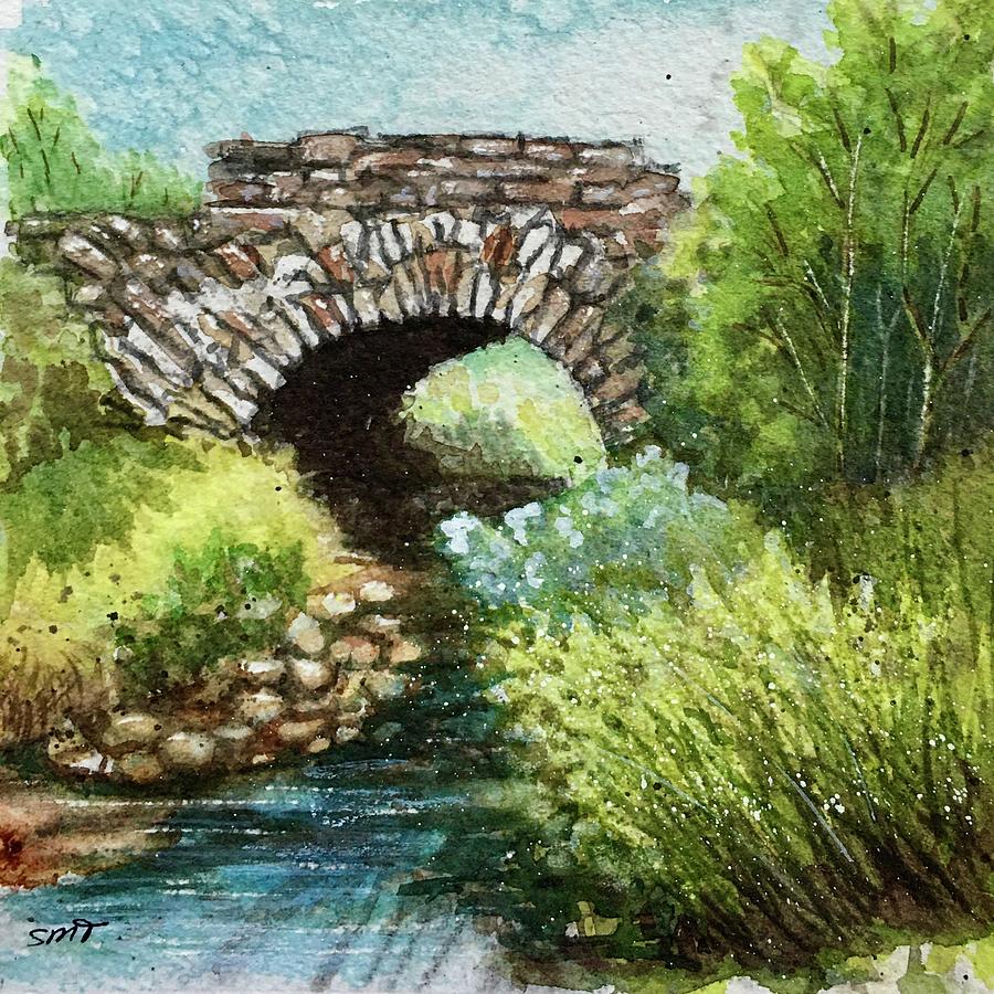 Stone Bridge Painting by Sheila Tysdal - Fine Art America