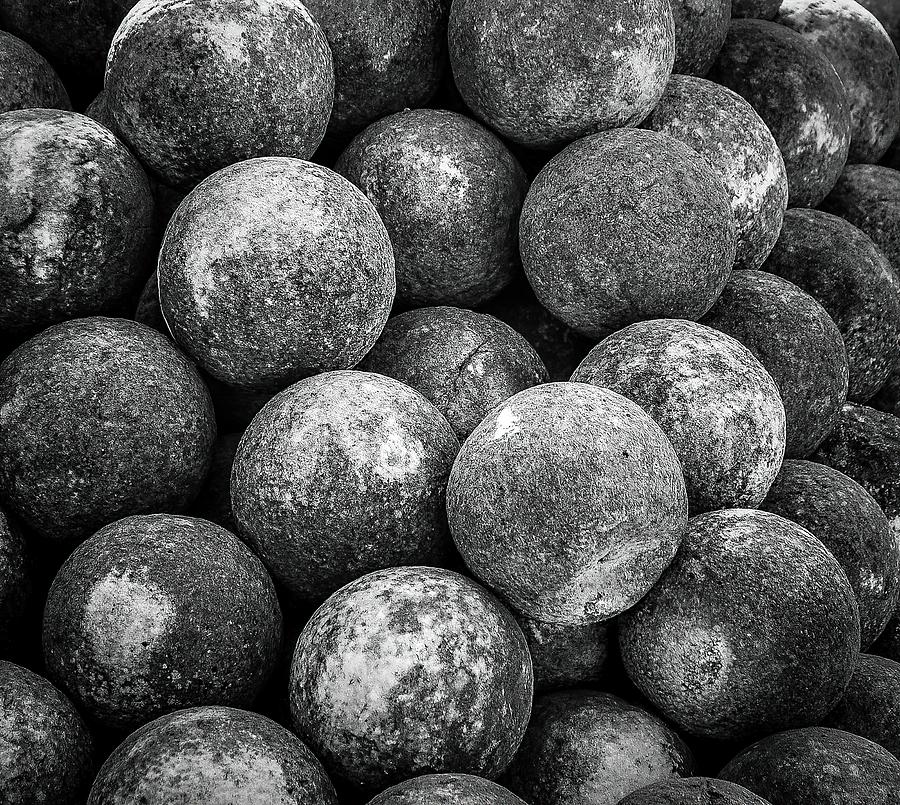 Stone Cannonballs Photograph by Rebecca Herranen