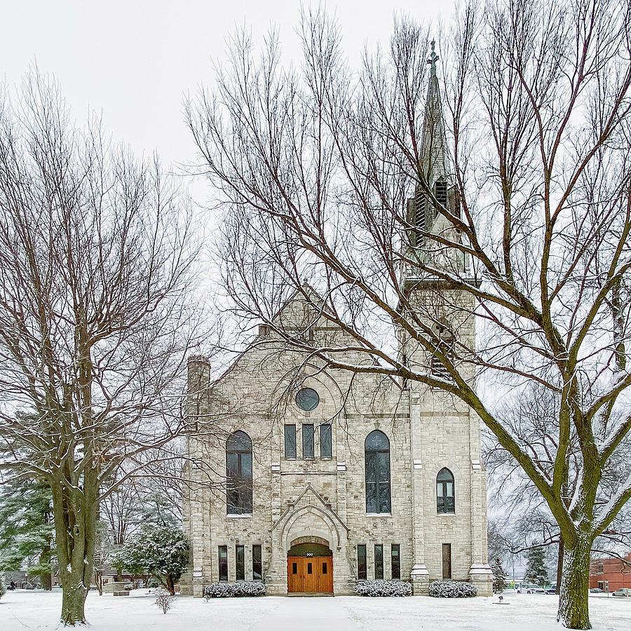 Stone Chapel in Winter 3 Photograph by Allin Sorenson
