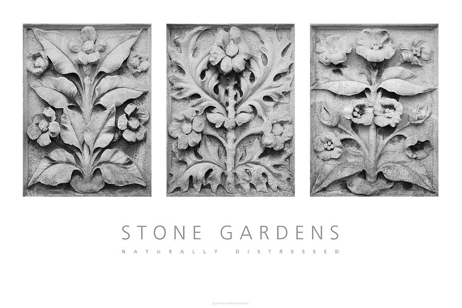 Stone Gardens 1 Naturally Distressed Poster Photograph by David Davies