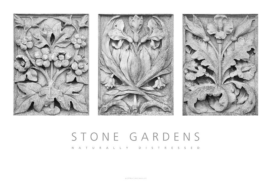 Stone Gardens 2 Naturally Distressed Poster Photograph by David Davies