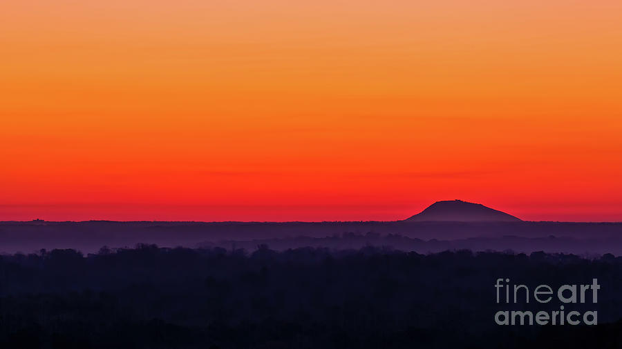 Stone Mountain Sunrise Photograph by Doug Sturgess
