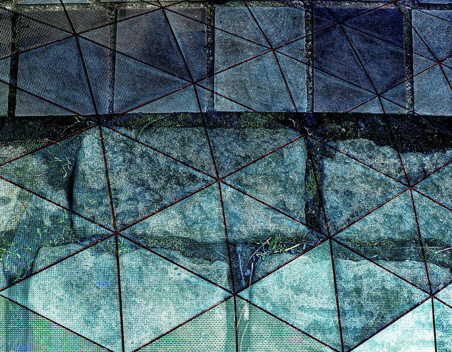Triangle Patterned Rocks Stone Triangles Photograph by Clive Beake - Fine Art America