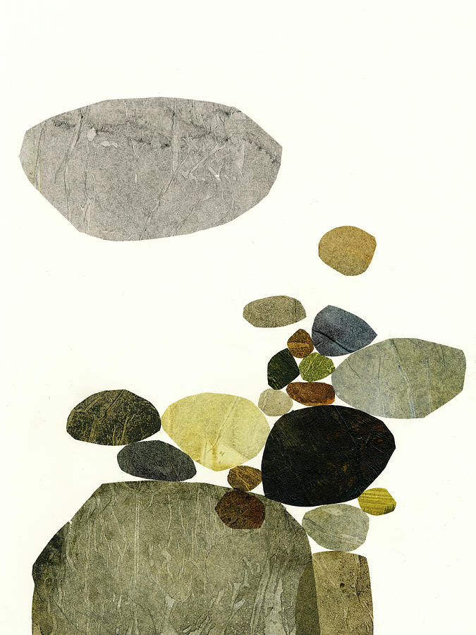 Pattern Mixed Media - Stone Stack #8 by Jane Davies
