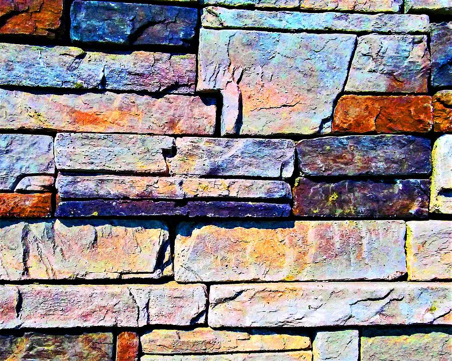 Stone Wall Photograph by Andrew Lawrence