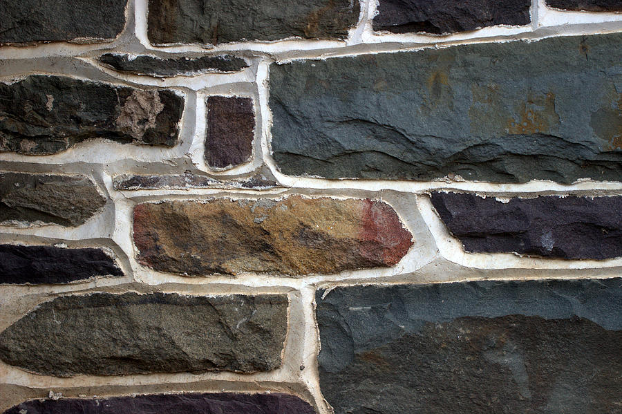 Stone Wall Texture Photograph by Joseph Skompski