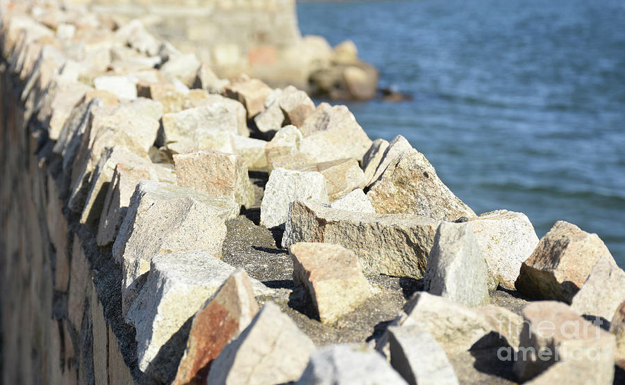 Small Rocks With Sharp Edges Stock Photo