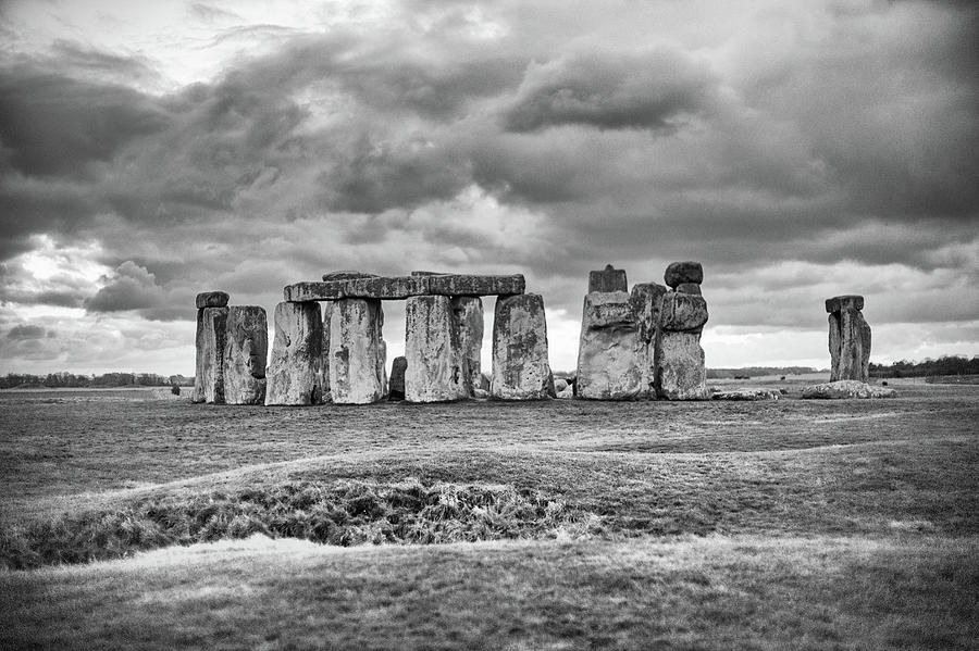Stonehedge Monochrome Photograph by Eugene Nikiforov