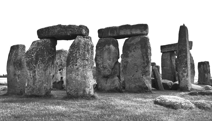 Stonehenge Black White Photograph by Joelle Philibert