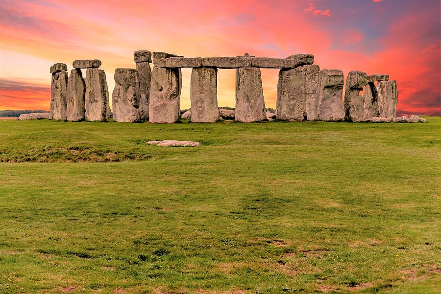 Stonehenge - England Photograph by Treasured Art Gallery - Fine Art America