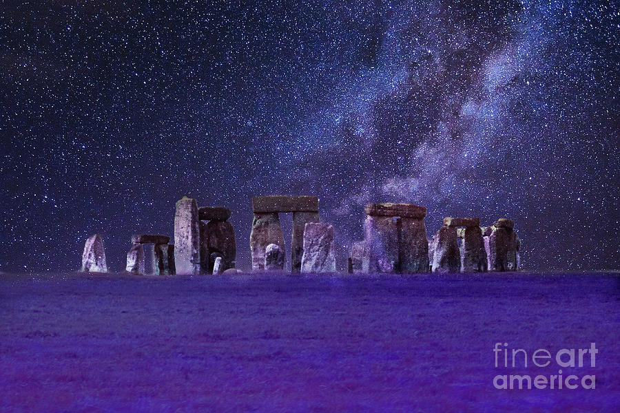 Landscape Photograph - Stonehenge looking moody by Terri Waters