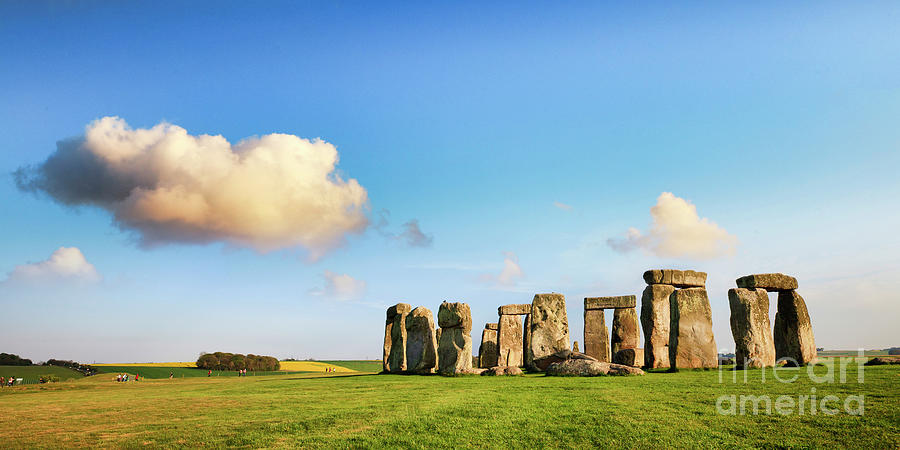 Stonehenge Summer Evening Panorama Photograph by Colin and Linda McKie