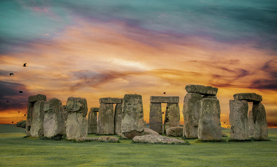 Stonehenge Summer Sunrise Photograph by Marcy Wielfaert