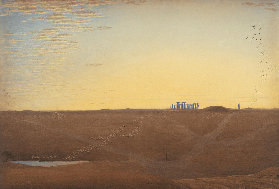 Stonehenge-Twilight - William Turner of Oxford Digital Art by Samuel HUYNH Stonehenge-Twilight - William Turner of Oxford Digital Art by Samuel HUYNH