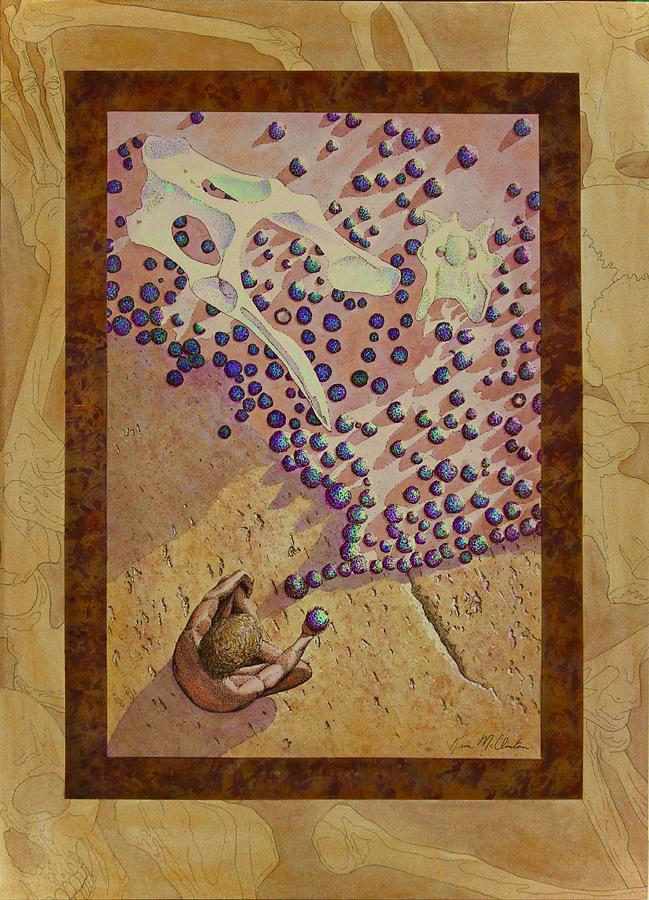 Stones and Bones Alone Painting by Kim McClinton