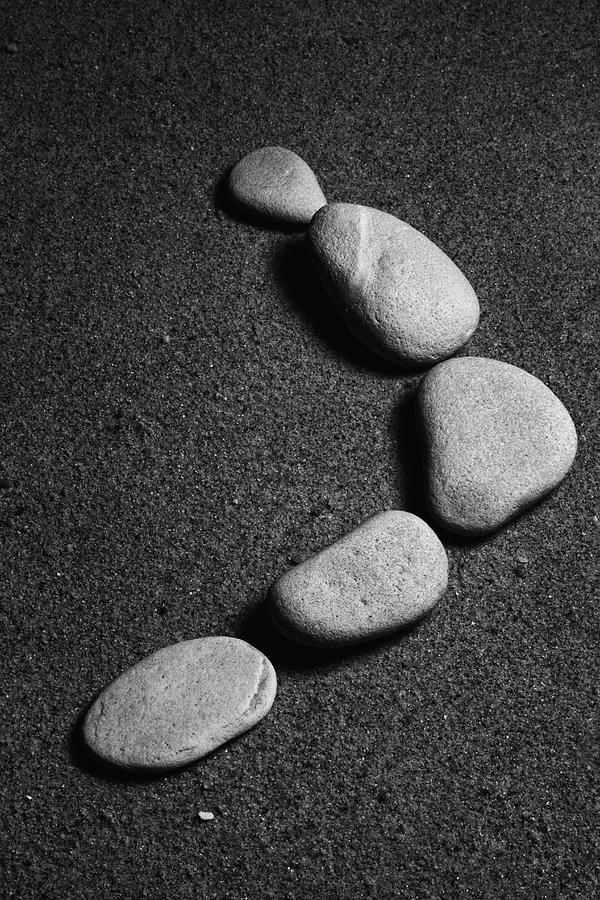 Stones on Sand Photograph by Robert Hopkins