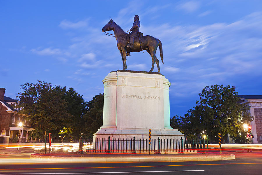 Stonewall Jackson Monument In Richmond, Virginia Photograph by Traveler1116