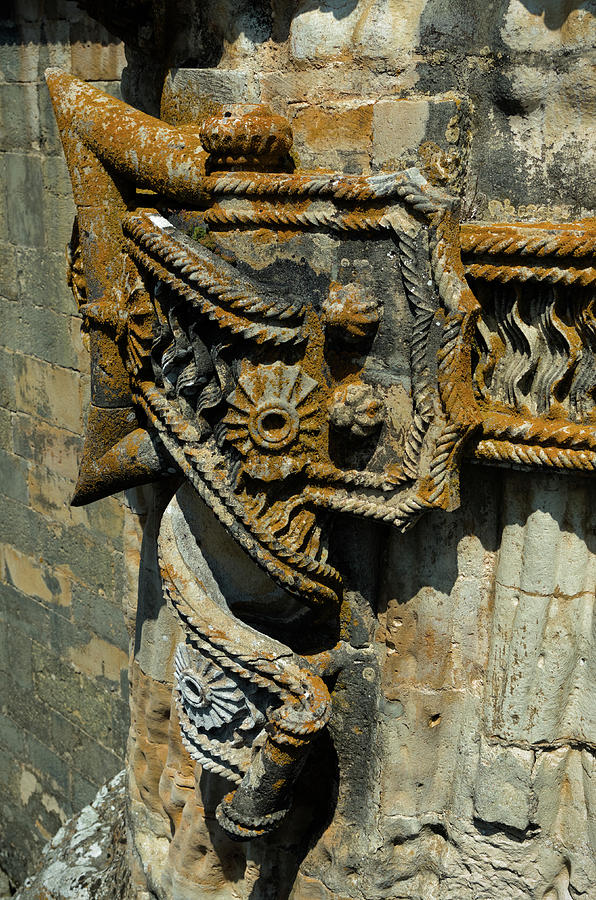 Stonework Buckle detail in the Convent of Christ 2. Tomar Photograph by Angelo DeVal