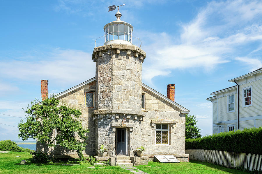Stonington Harbor Lighthouse, The Bourough of Stonington, CT Photograph by Dawna Moore Photography