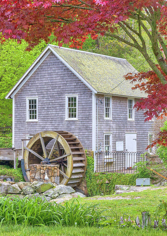 Stony Brook Grist Mill and Museum Brewster Cape Cod Photograph by ...