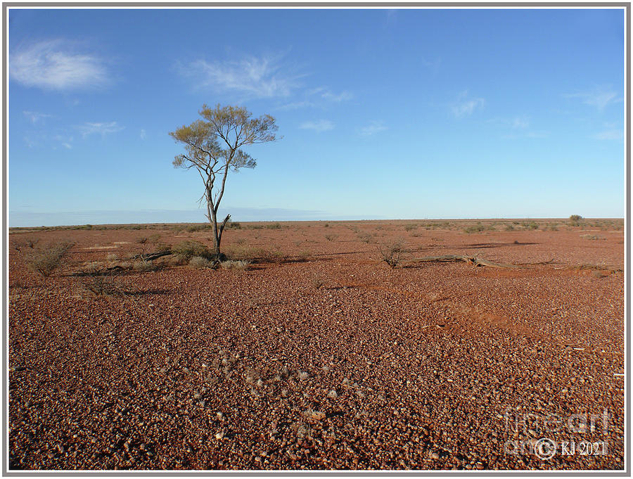 Stony Desert 3 - Australia Photograph by Klaus Jaritz