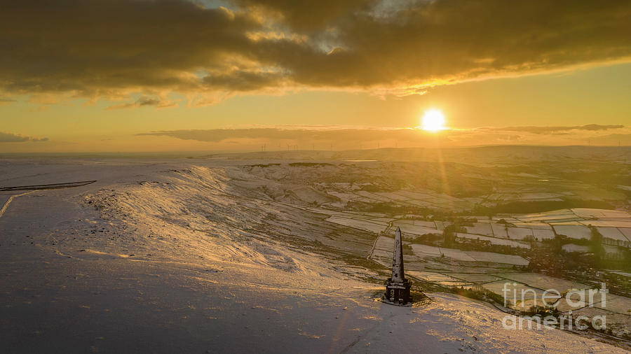 Stoodley Pike at Winter 1 Photograph by Philip Fearnley