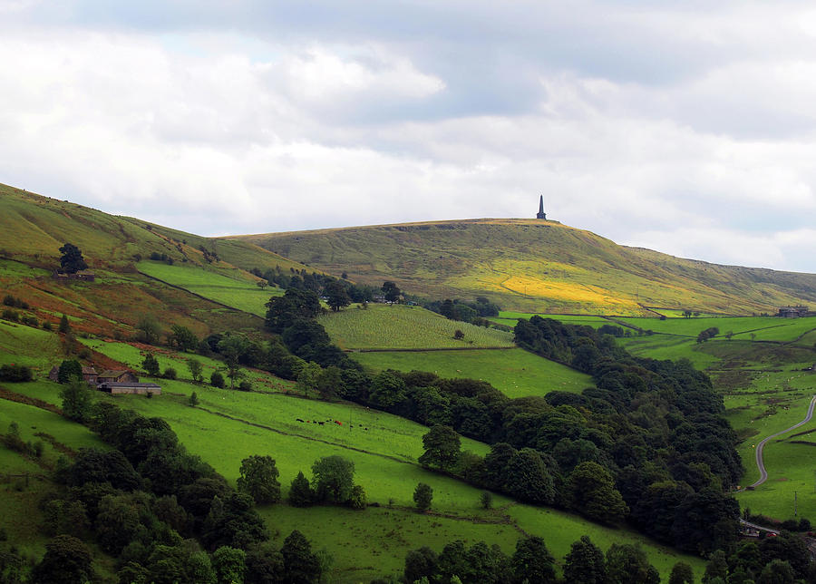 Stoodley Pike Monument And Moor Photograph by Philip Openshaw