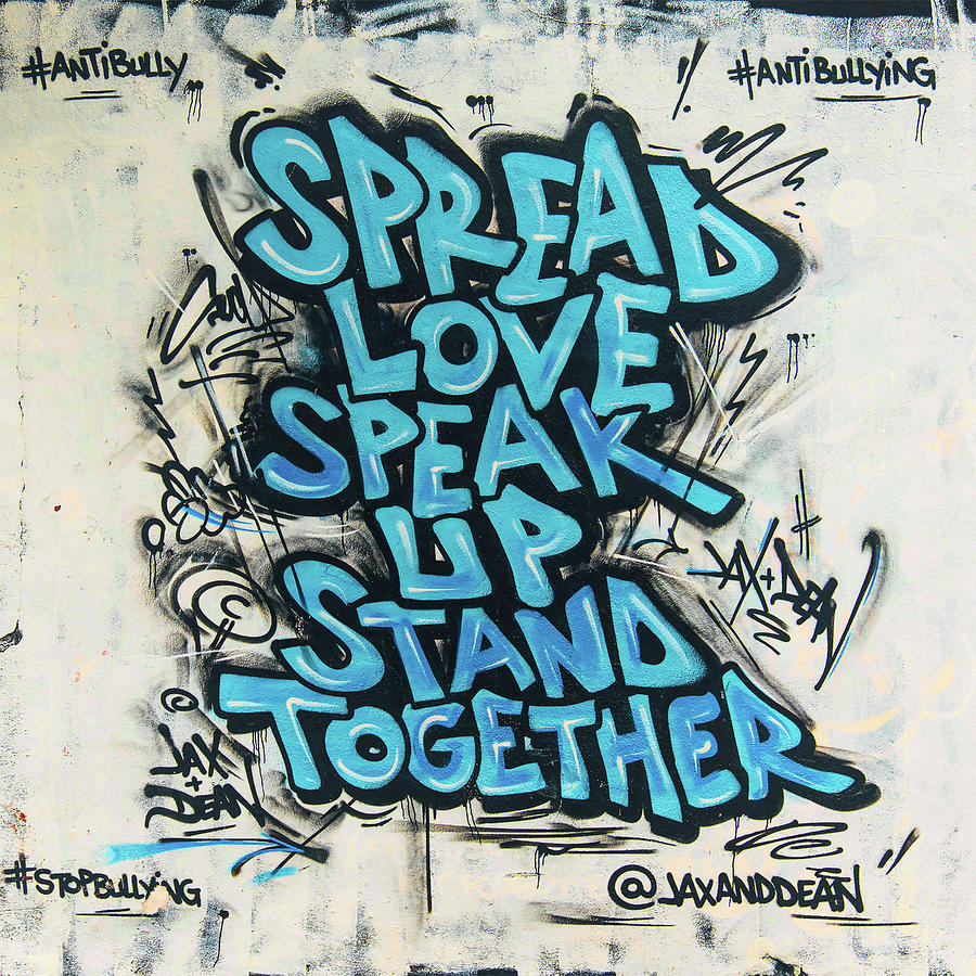 Stop Bullying Graffiti - Brooklyn, Ny Digital Art