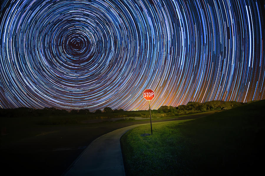 Stop for the Stars Photograph by Mark Andrew Thomas
