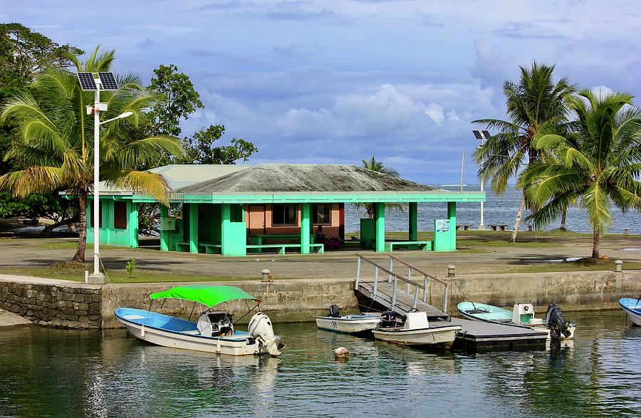 Stop Over Before ELILAI In Koror Palau Photograph by Lorna Maza
