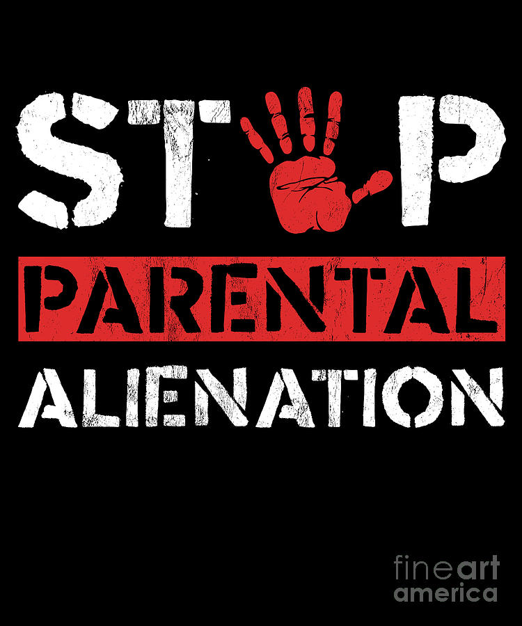 Stop Parental Alienation TShirt Drawing by Noirty Designs