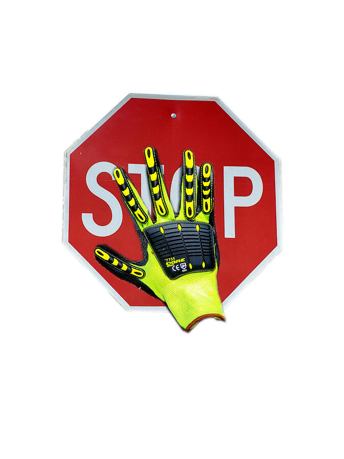 Stop Right There Clear Background Mixed Media