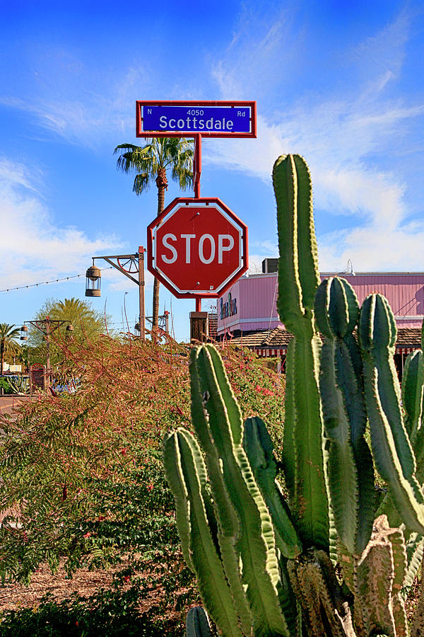Stop Scottsdale Photograph by Chris Smith