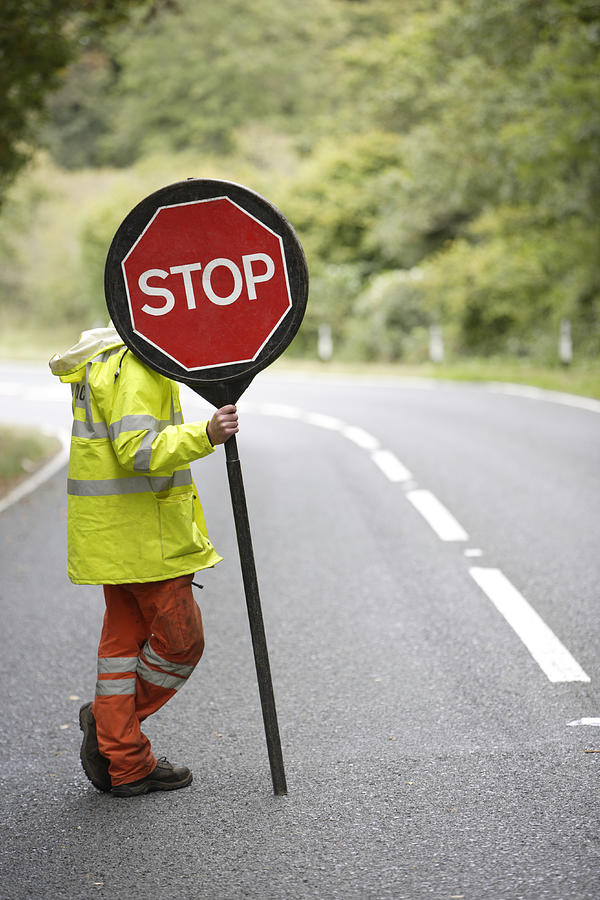 Stop Sign Photograph by Peter Cade Stop Sign Photograph by Peter Cade