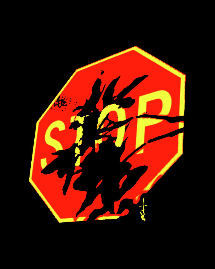 Stop The Madness Digital Art by Ken Walker