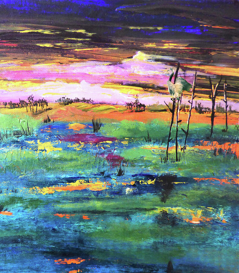 Stopped to Admire the Sunset Painting by Sharon Williams Eng - Fine Art ...