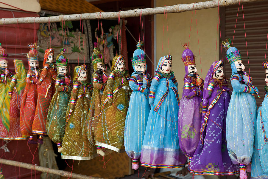 Store in Jaipur selling dolls, Rajasthan, India Photograph by Cultura RM Exclusive/Karen Fox