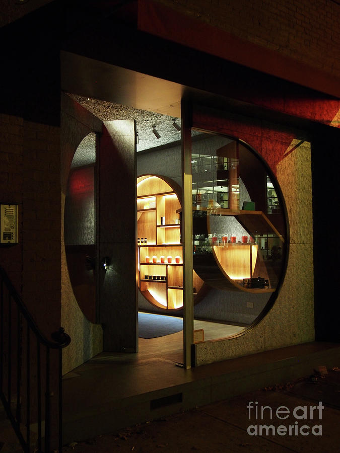 Storefront At Night Photograph by Dorothy Lee