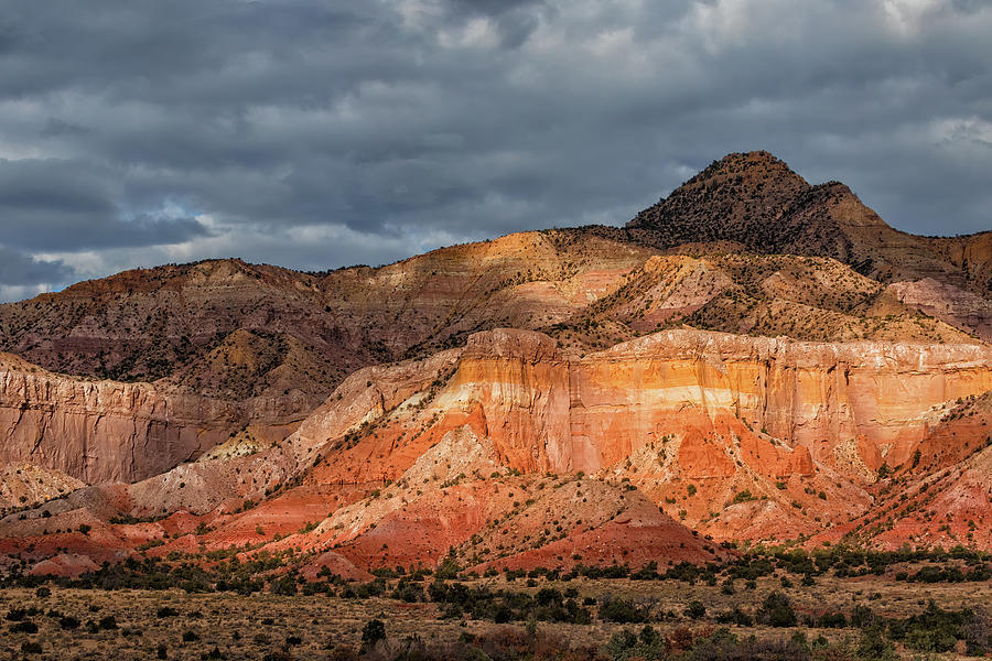Storm Above Ghost Ranch Mountains Photograph