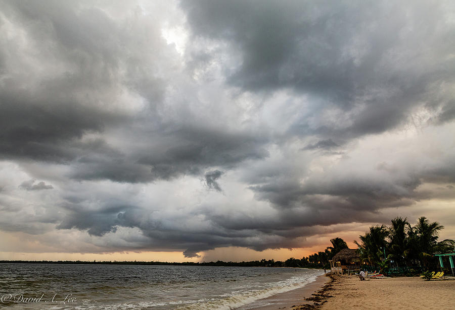 Storm Approaching Bay of Pigs Photograph by David Lee
