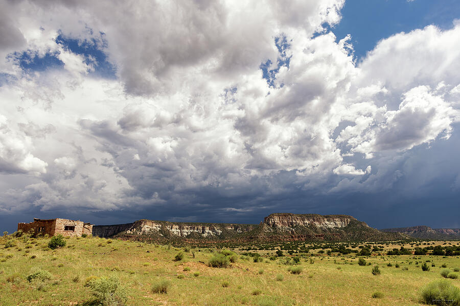 Storm at Ancient Mesa Photograph by Rick Furmanek